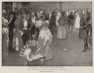 Der Besuch des Königs von Siam in London